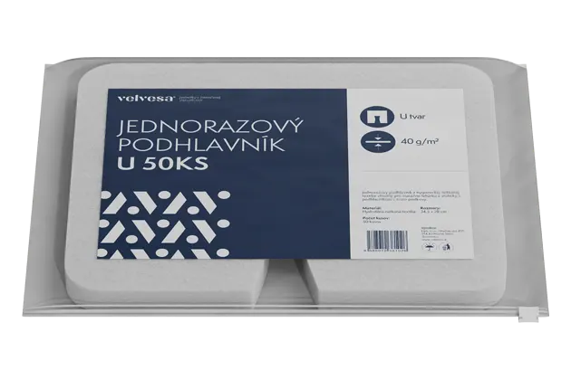 Egyszer használatos velvesa® U formájú fejtámla 50 db 40g/m2