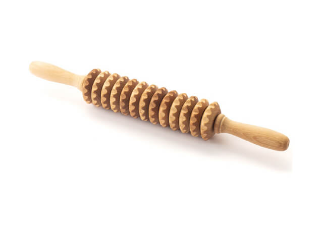 Fogas korongokkal ellátott henger maderoterápiához