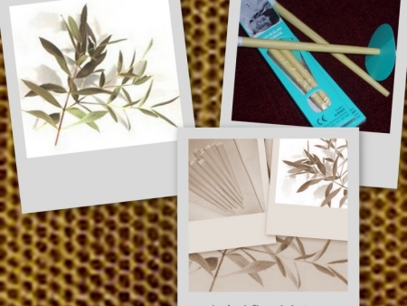 Fülgyertya eukaliptuszos illóolajjal