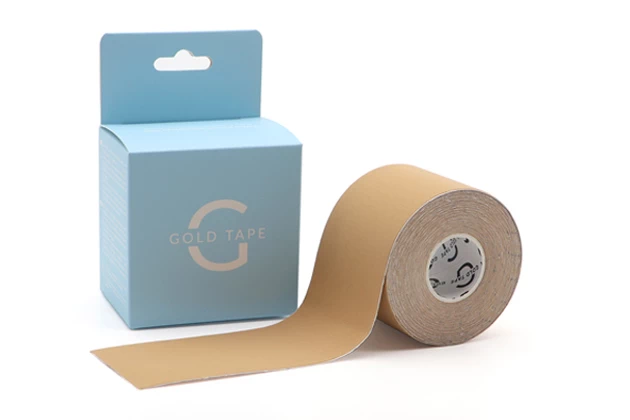 Gold Tape 4 Way Stretch 5cm x 5m