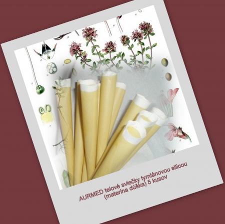 Kakukkfű testgyertyák 5db