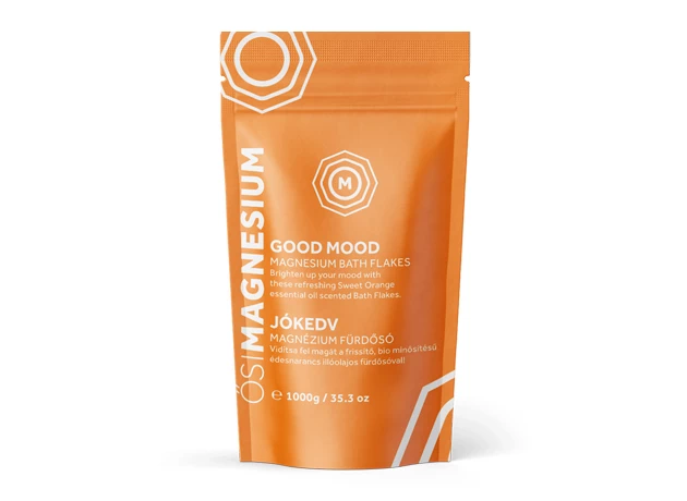 Magnézium pelyhek fürdőbe narancsolajjal 1000g