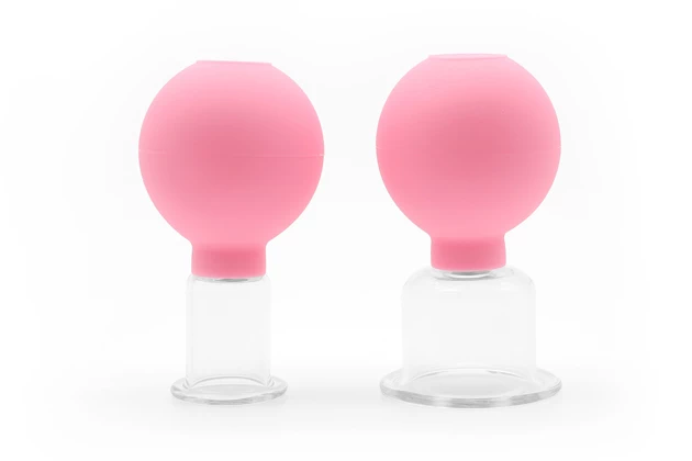 Masszázsköpölyök ballonnal szélesek - készlet 2db