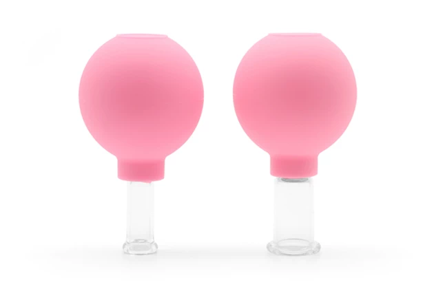 Masszázsköpölyök ballonnal szűkek - készlet 2db