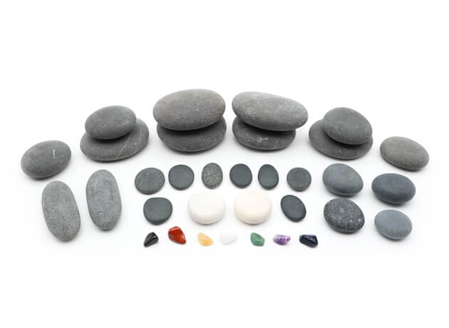 Természetesen formázott lávakövek 33db