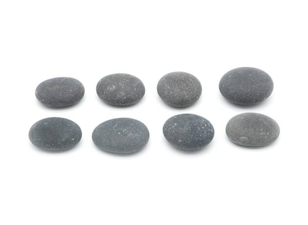 Természetesen formázott lávakövek S 8db